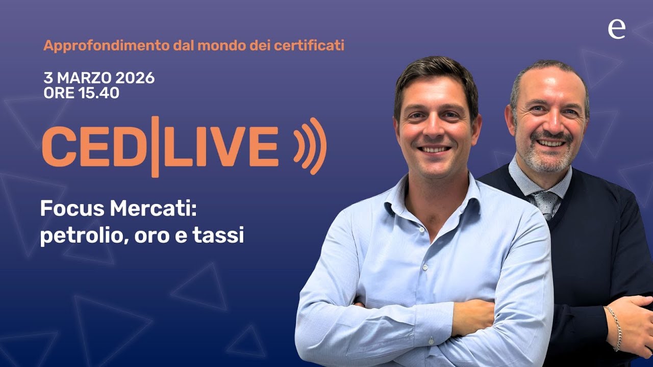 Focus Mercati: petrolio, oro e tassi
