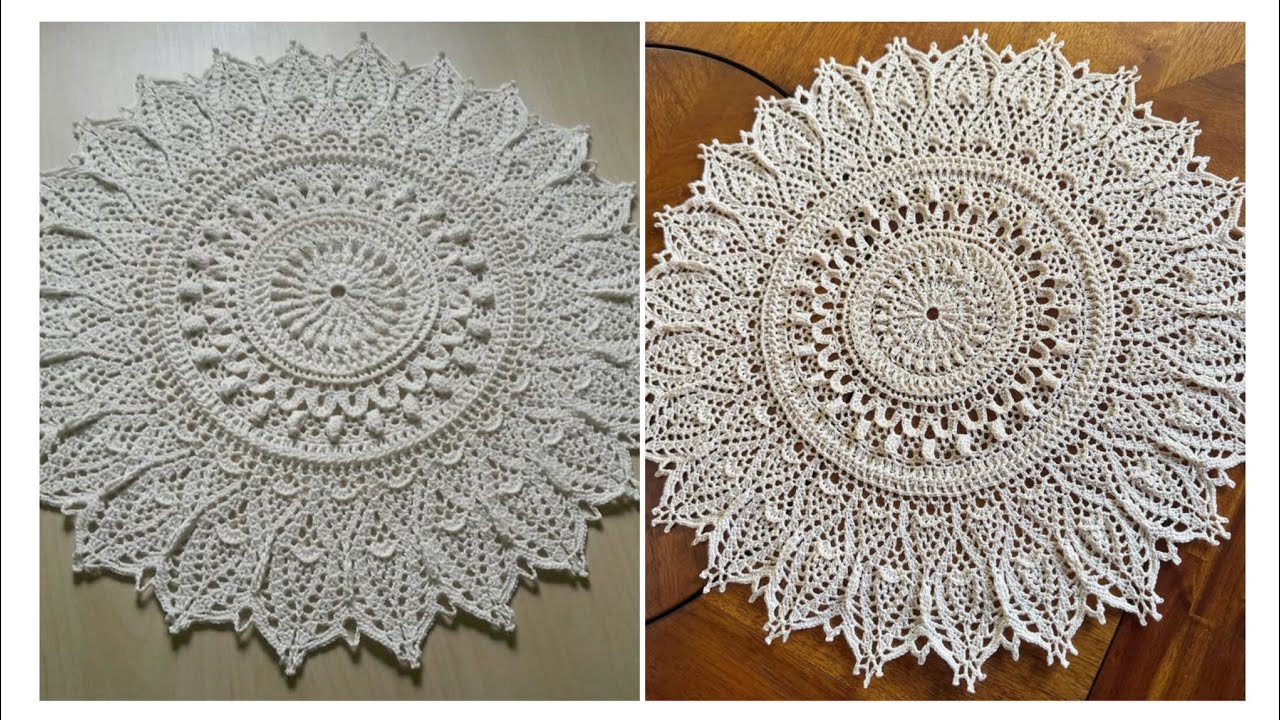 Amazing! 😇 Super easy very useful crochet beautiful Table runners ideas 