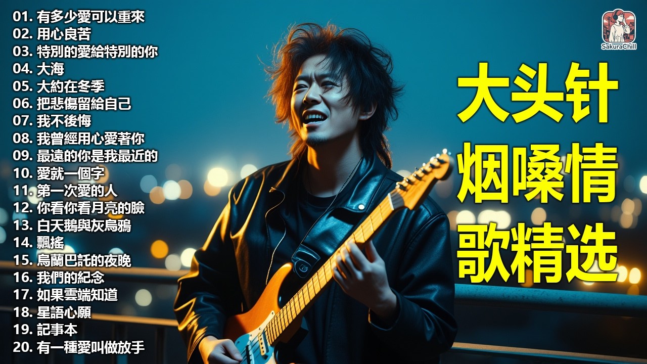 大頭針【大头针 &middot; 烟嗓情歌精选】 那些年听哭过的歌｜烟嗓情歌精选翻唱🔥#有多少愛可以重來#用心良苦#特別的愛給特別的你#大海#大約在冬季#把悲傷留給自己#我不後悔
