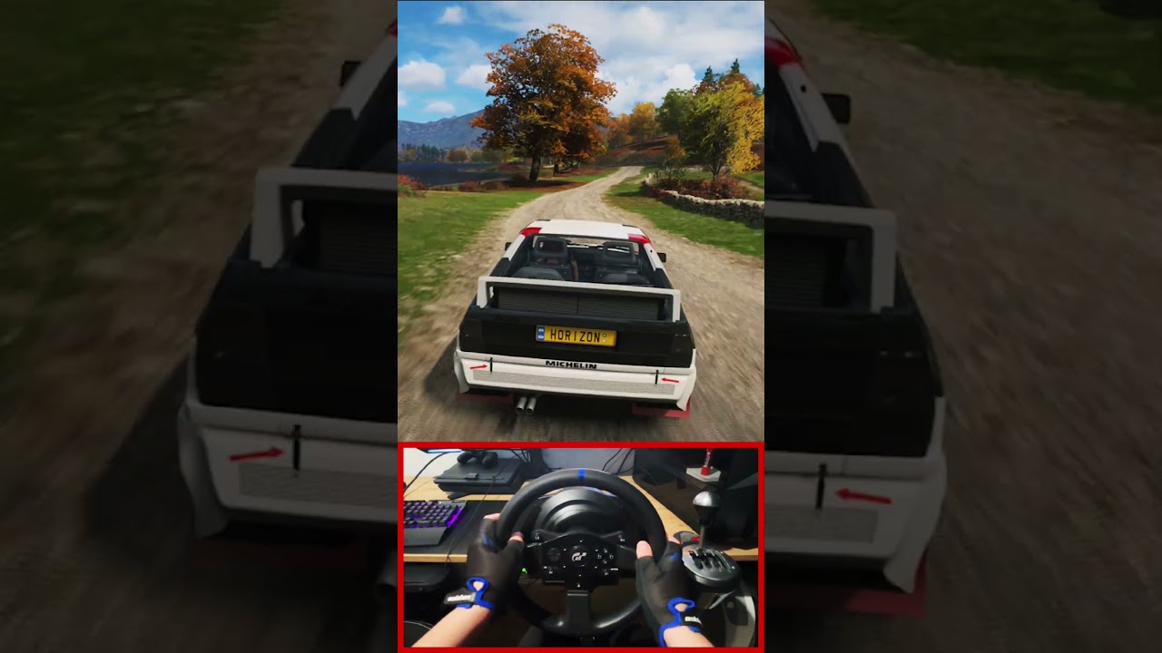 FORZA HORIZON 4 | '83 AUDI SPORT QUATTRO | RALLY & OFFROAD FREE ROAM | T300 RS WHEEL CAM & SHIFTER