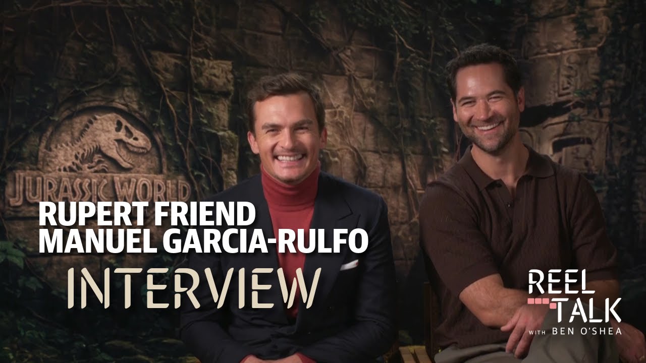 Rupert Friend & Manuel Garcia-Rulfo unpack dinos of Jurassic World: Rebirth