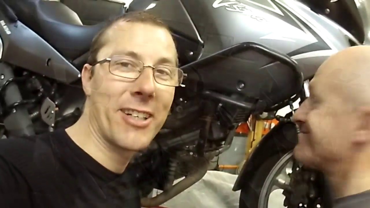 vyčištění startéru Vstrom 650