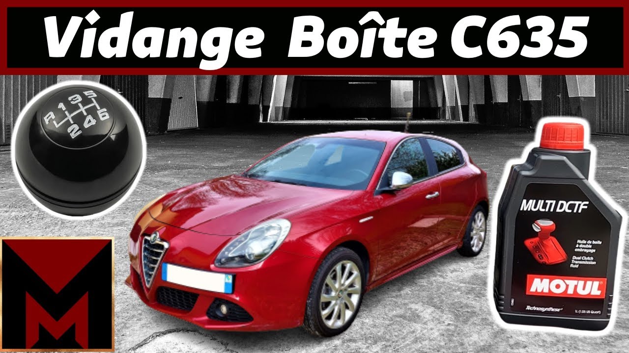 Comment faire la Vidange Boite de Vitesses - Alfa Romeo Giulietta C635 - Motul DCTF - Meca Maniaque