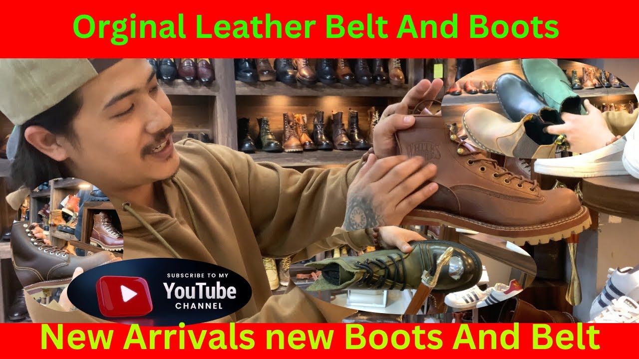 New  Boots And Belt men’s top Quality leather Boots (First time In Nepal ) Switchon Fashion Hub