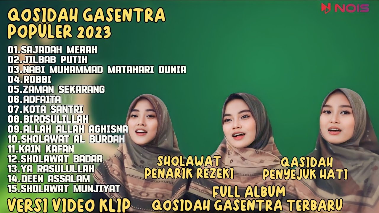 SALMA GASENTRA-SAJADAH MERAH,JILBAB PUTIH,SHOLAWAT QOSIDAH PENYEJUK HATI GASENTRA TERBARU
