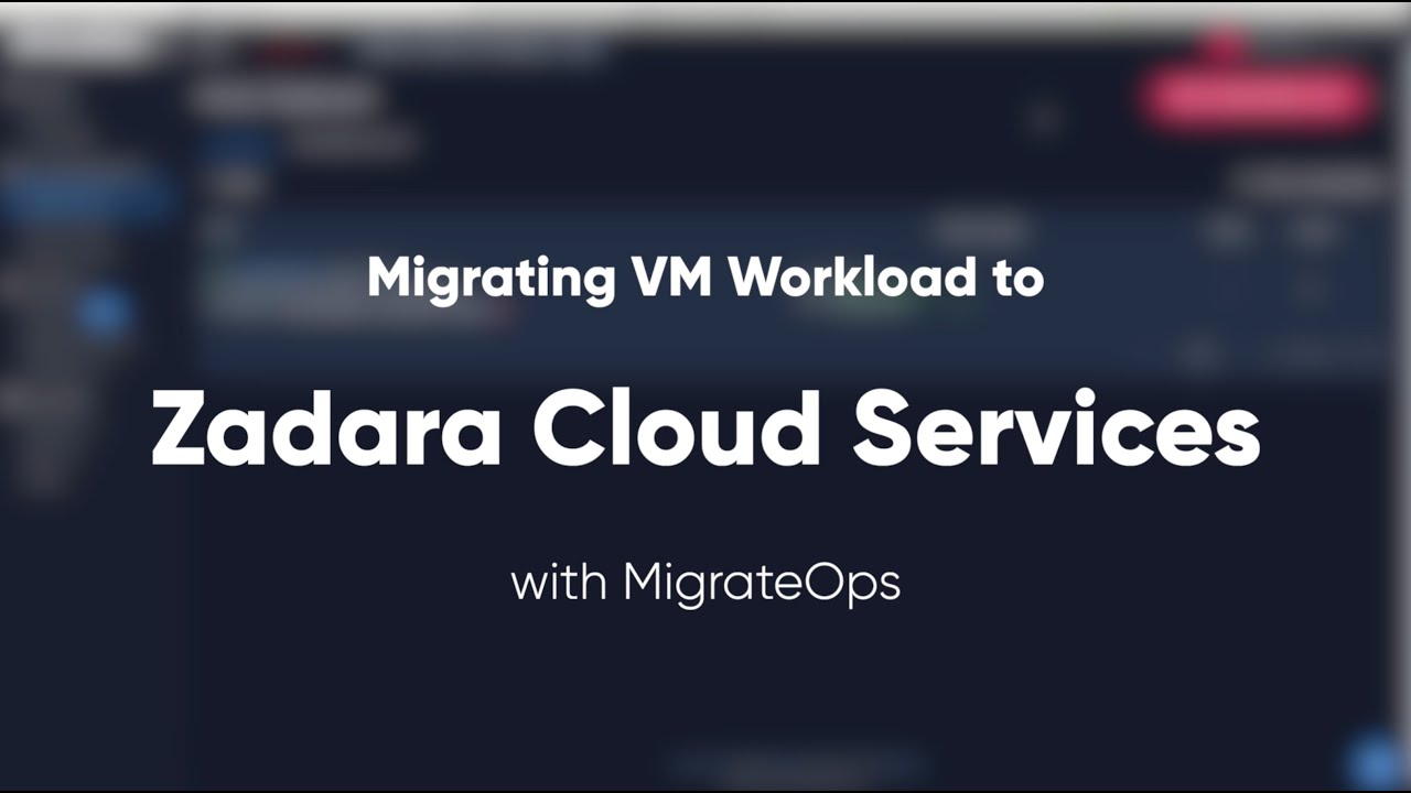 SEE IT IN ACTION: Automated Compute Migration - VMware to Zadara