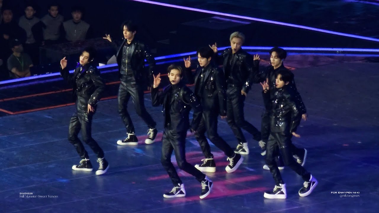 231225 SBS 가요대전 Still monster + Sweet venom | 엔하이픈 니키 ENHYPEN NI-KI FOCUS