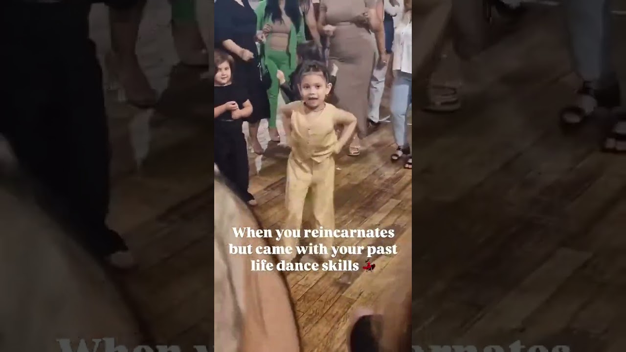 Little girl dance steps are a breathe of fresh air and happiness needed this moment. #funny
