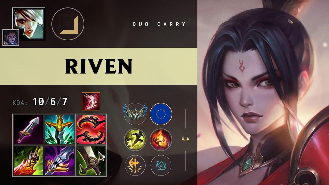 Riven ADC vs Zeri - EUW Challenger Patch 26.13