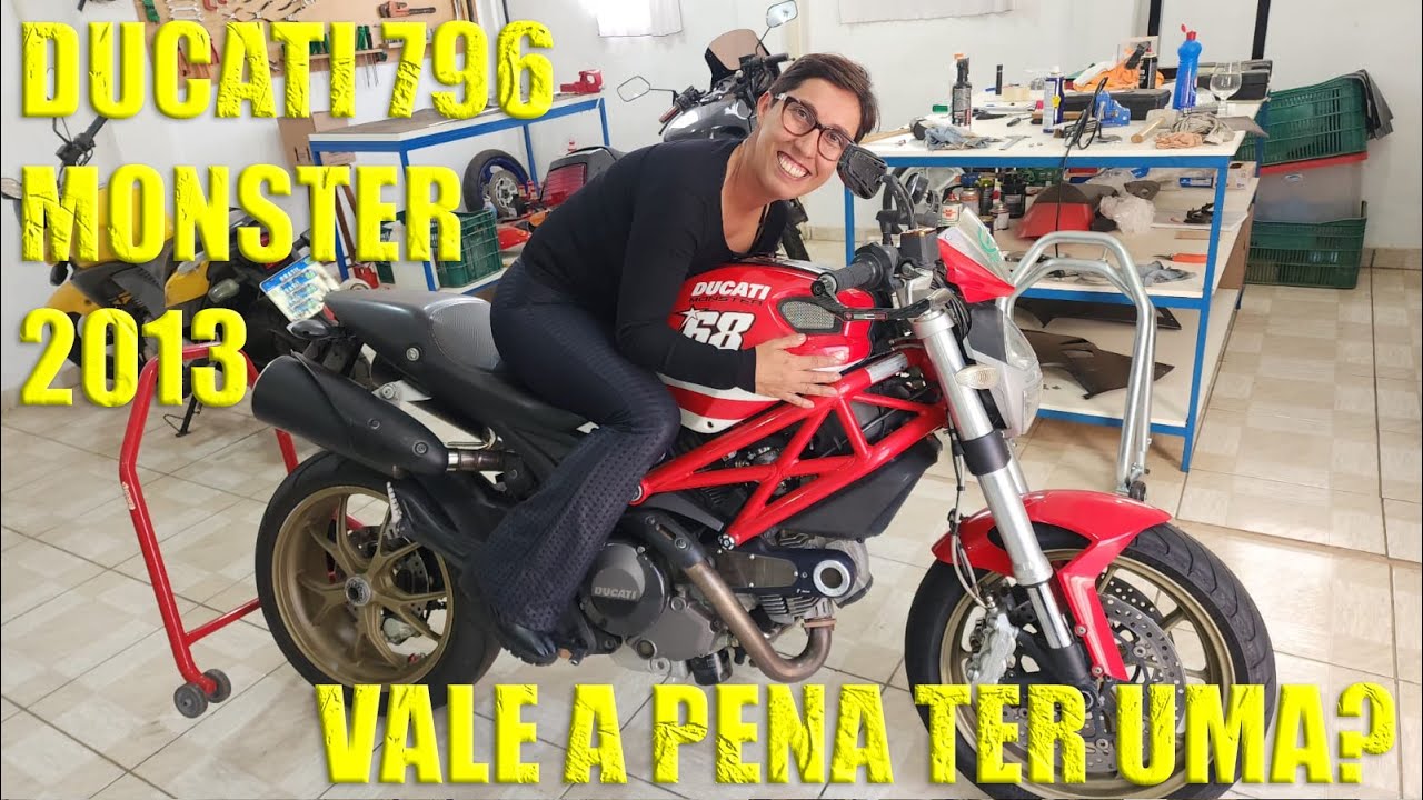 DUCATI MONSTER 796 2013 - VALE A PENA TER UMA?