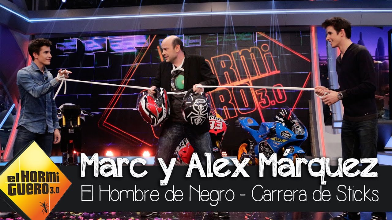 Carrera de Strick Storm con El Hombre de Negro en El Hormiguero 3.0
