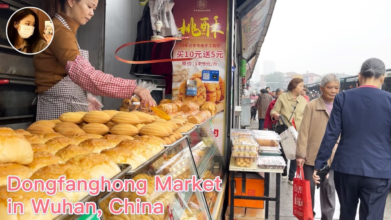 中國武漢东方红集市Dongfanghong Market in Wuhan, China