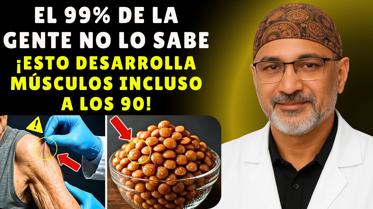 Gana músculo después de los 70: ESTA proteína vegetal funciona mejor que los huevos