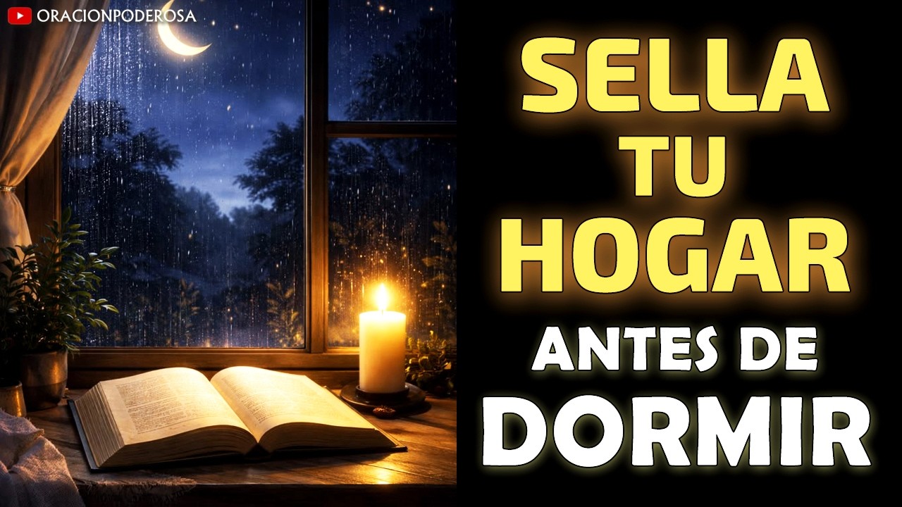 Sella tu Hogar antes de Dormir con esta Poderosa Oración 🏠✨🙏🌙🕯️