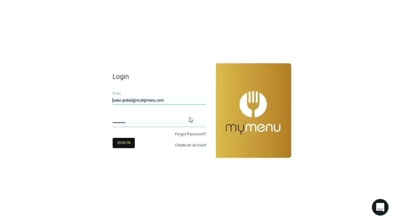 Overview of My Menu - Tutorial