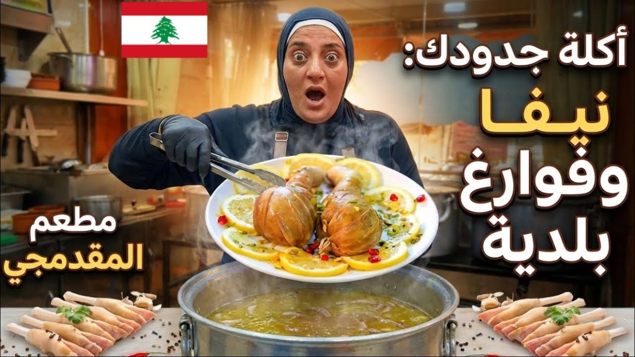 مطبخنا بلدي... نيفا و فوارغ واللحمة عنا بتتاكل بالأيد/ مطعم عمو المقدمجي 🇱🇧