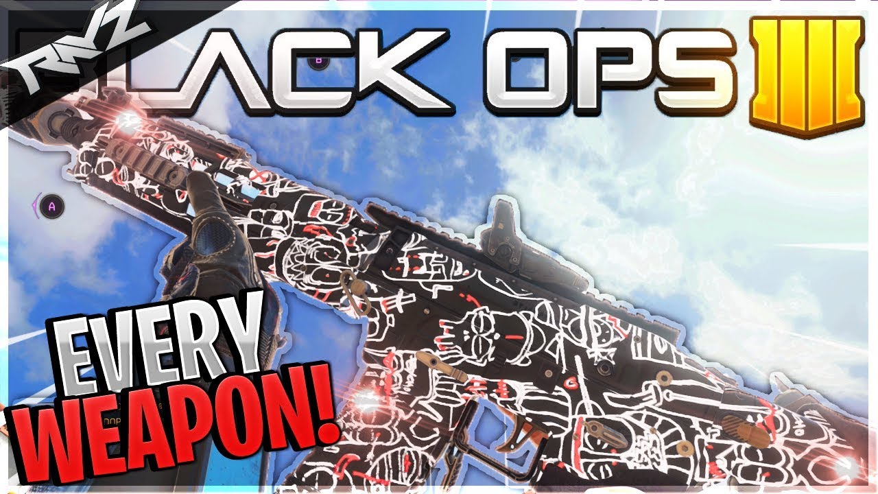RAREST REACTIVE CAMO ON EVERY WEAPON! BEFORE YOU BUY NEW MASKED REACTIVE CAMO (Black Ops 4 New Camo)