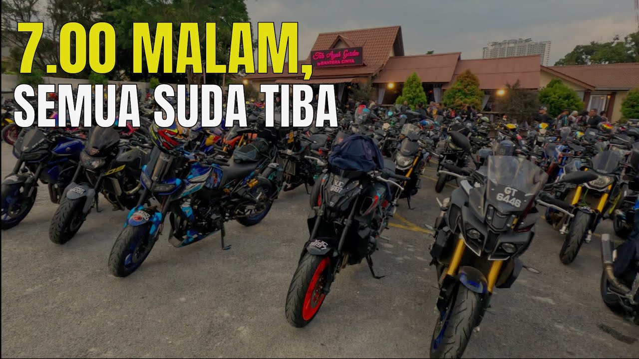 RIDER DATANG SERENTAK DI TOK AYAH GARDEN. INI YG JADI LEPAS 7.00 MALAM