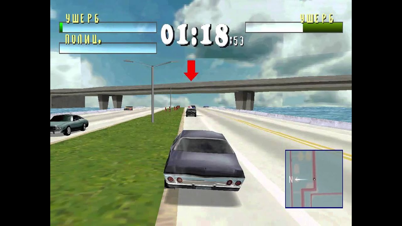 Прохождение Driver PS1 - Маями