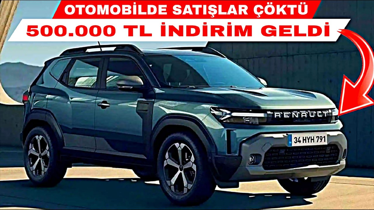 OTOMOBİLDE SATIŞLAR &Ccedil;&Ouml;KT&Uuml; 500.000 TL İNDİRİM GELDİ İŞTE SIFIR OTOMOBİL SATIŞ RAKAMLARI VE OLANLAR
