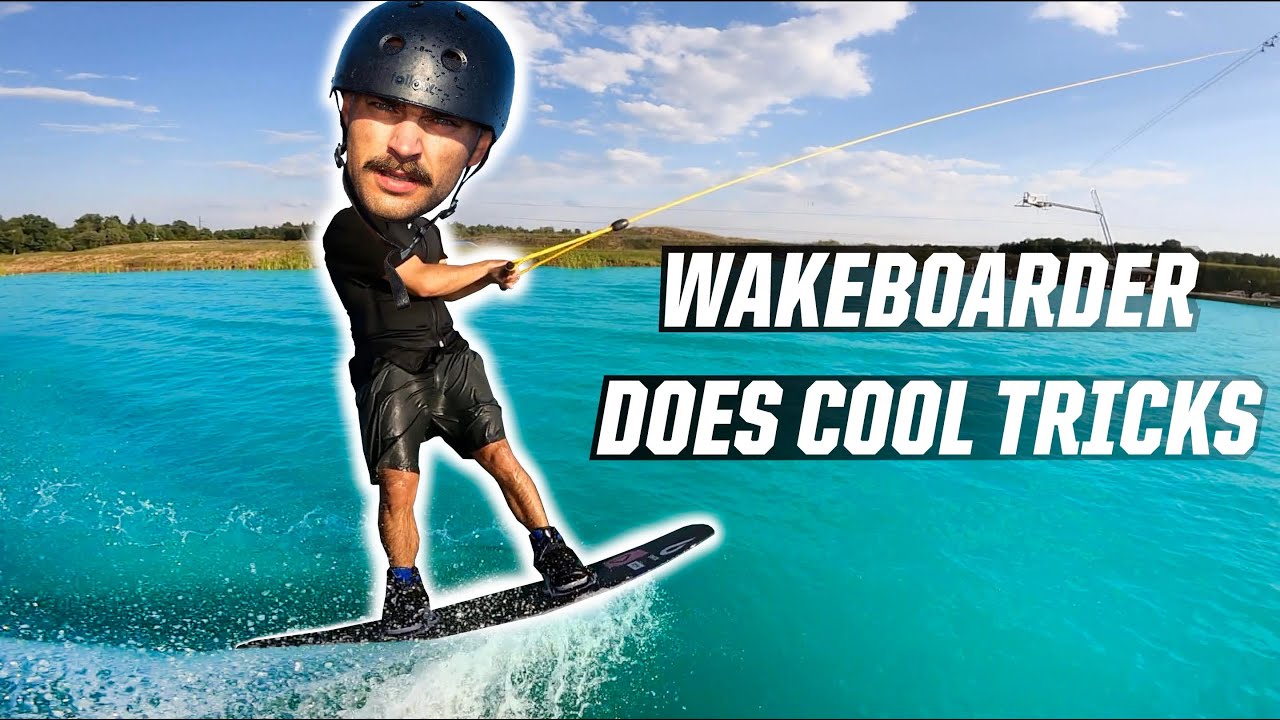 WAKEBOARDER DOES COOL TRICKS - ALEX AULBACH