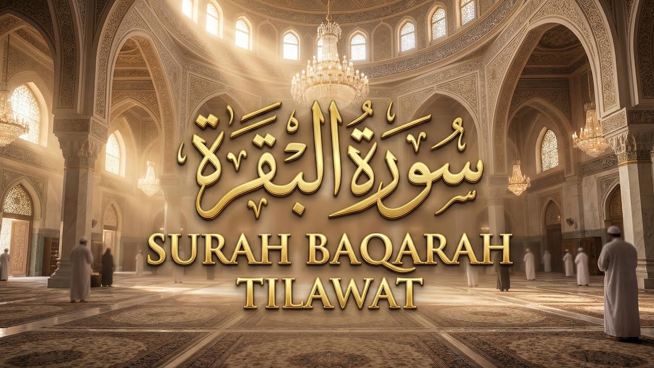  Surah Al-Baqarah, Sheikh Sudais , Emotional Recitation of Surah Baqarah, Quick Recitation,  Barkat.
