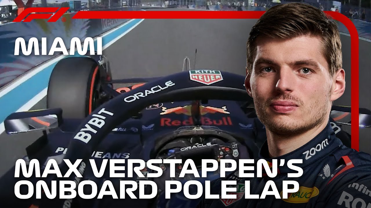 Max Verstappen&rsquo;s Pole Lap | 2024 Miami Grand Prix | Pirelli
