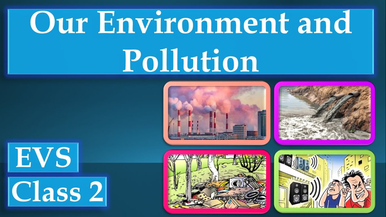 Our Environment and Pollution | EVS | Class 2 | Land, Water, Air, Noise Pollution | Worksheets
