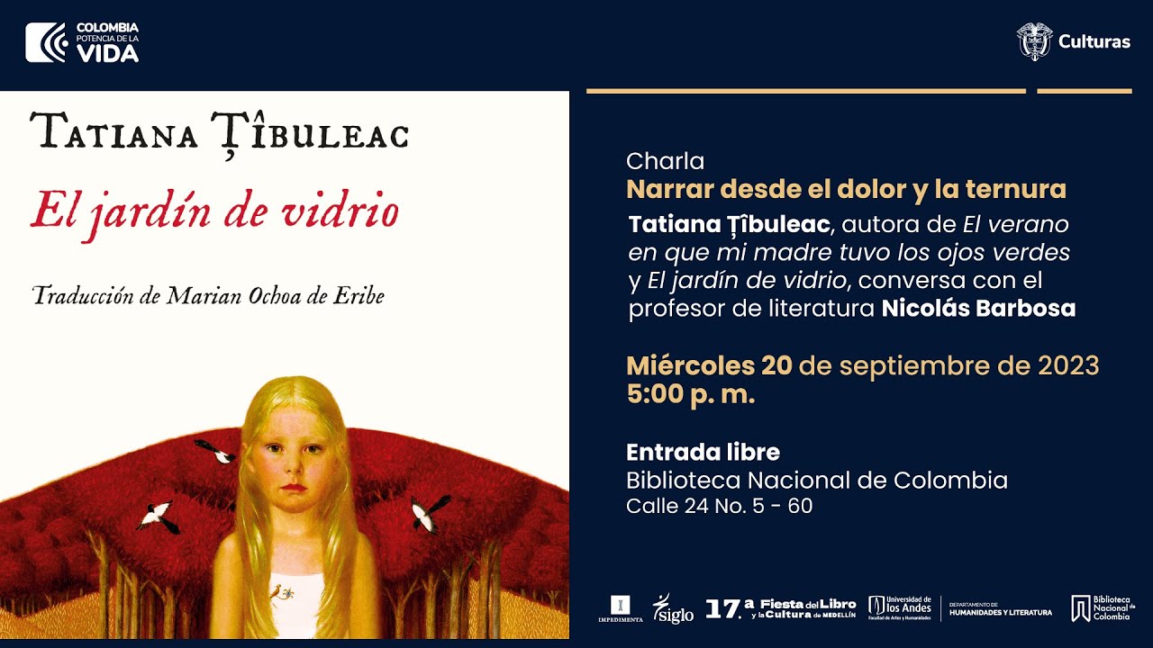 Narrar desde el dolor, con Tatiana Tibuleac y Nicolás Barbosa