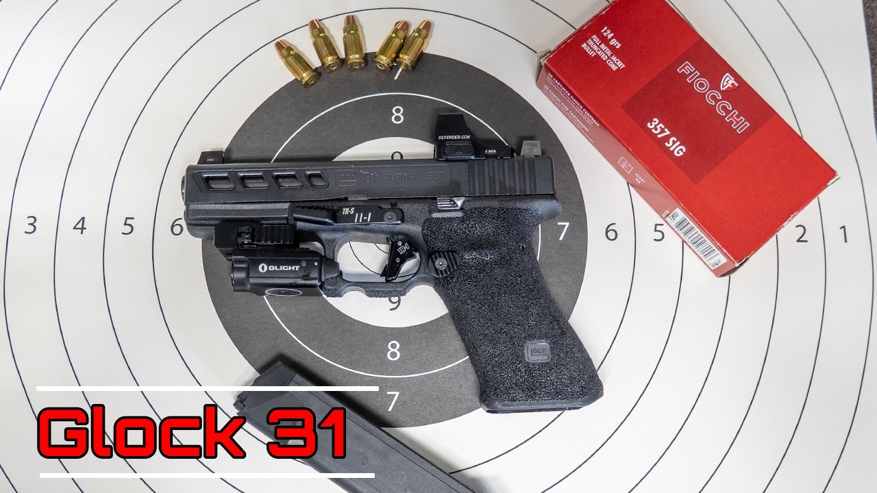Glock 31 Cal. 357 Sig TR1 Upgrade #recensione #tirosportivo #tirodinamicosportivo 