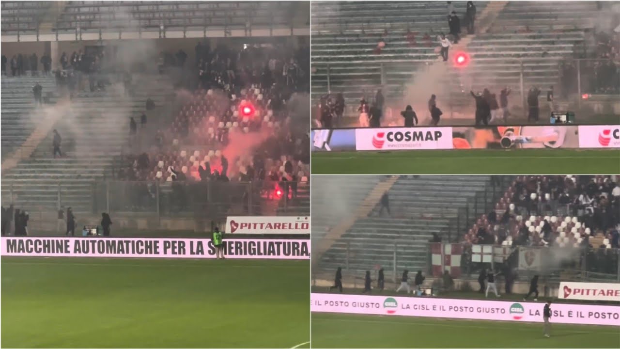 L'invasione nel campo dei catanesi vs Padova | Padova - Catania [19/03/2024] , Coppa Italia Serie C