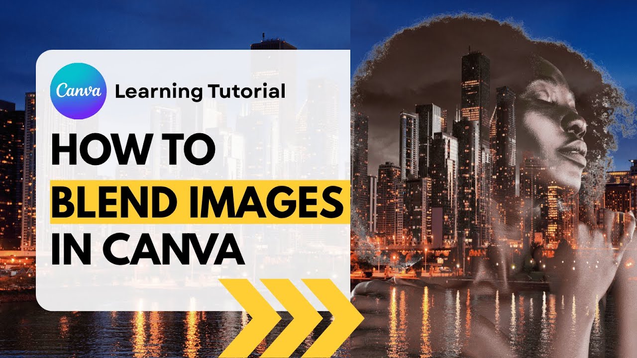 How to Blend Images Together in Canva | Using Blend Image App
