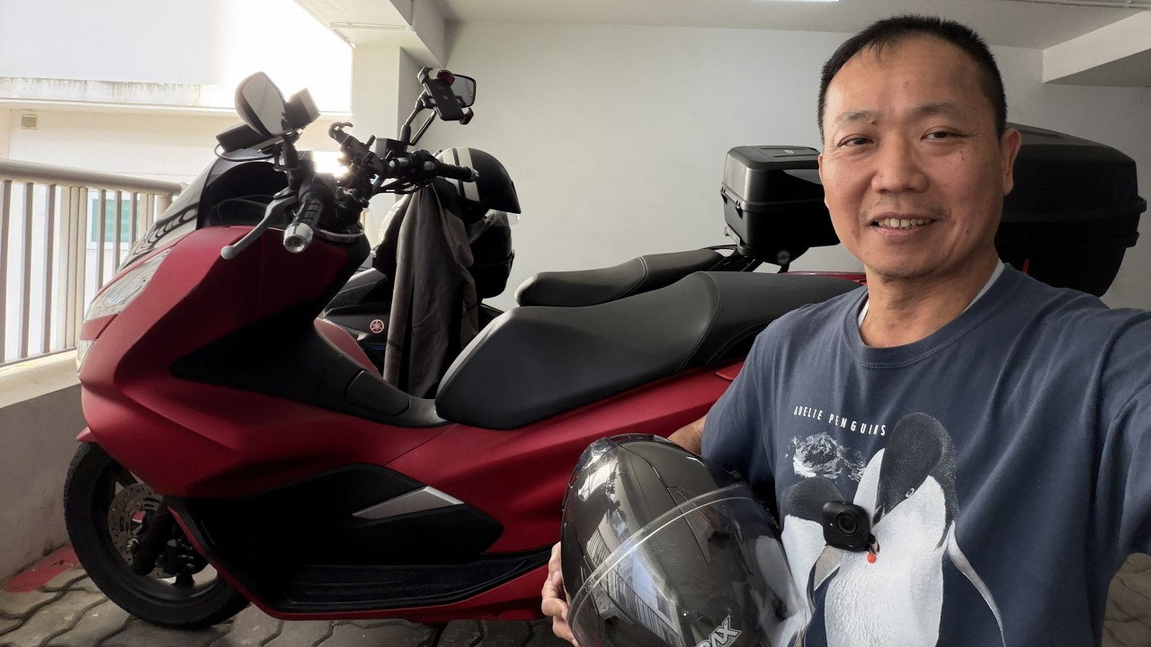 LIOW VIDEO: Riding Honda PCX 150 史古打车骑行