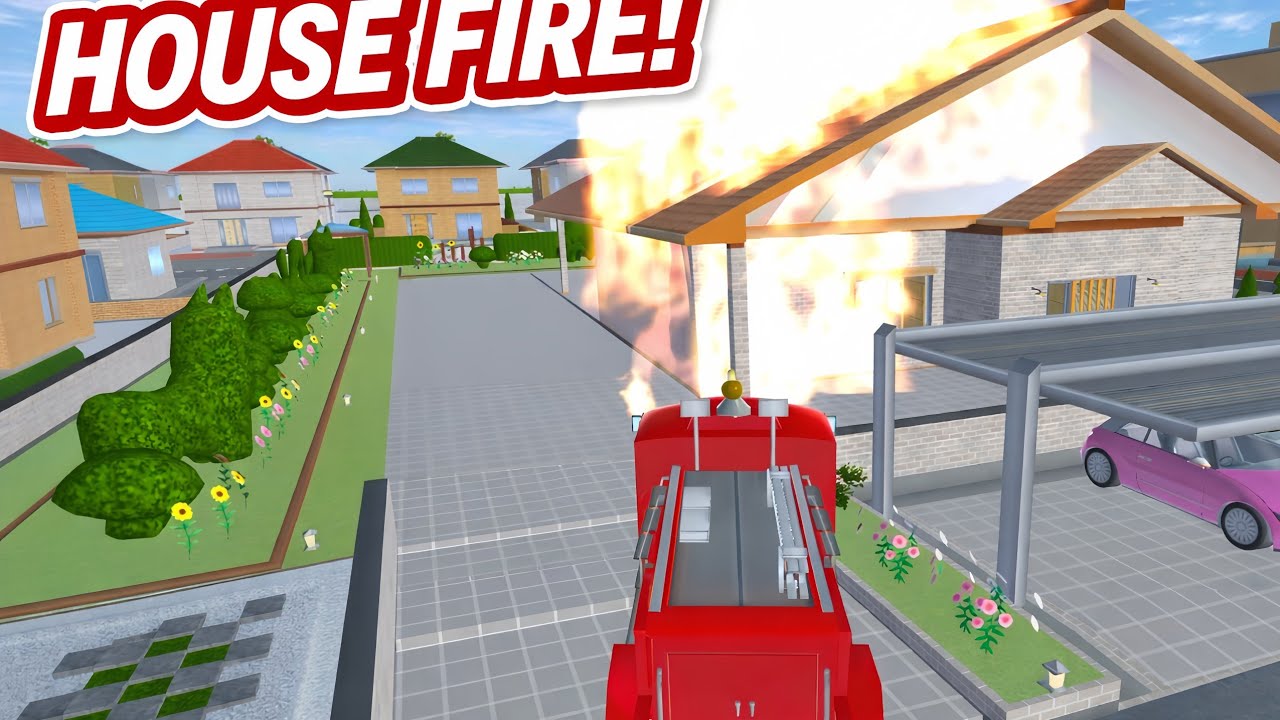 Fair Brigade extinguished the fire😱😱🔥//#sakuraschoolsimulator #sss #trending #fyp 