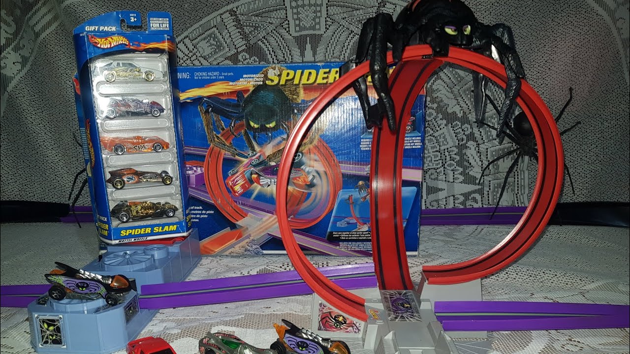 🔥Hot Wheels - Pista Aracnofobia / Spider  slam Spider Trax 🔥🕷🕸