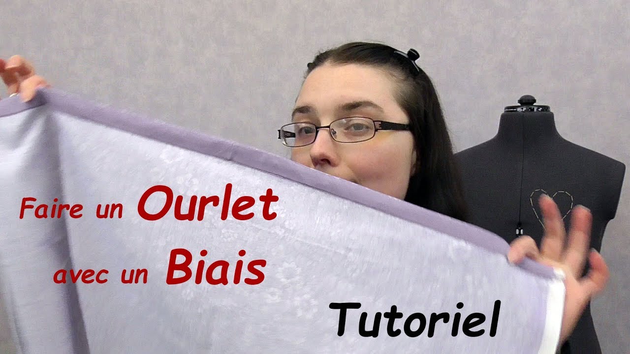 Coudre un ourlet au biais