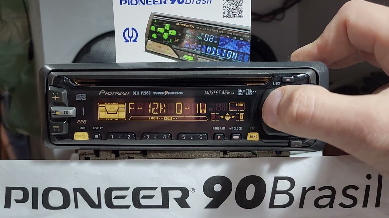 Funcionamento completo #pioneer DEH-P2050 com Bluetooth