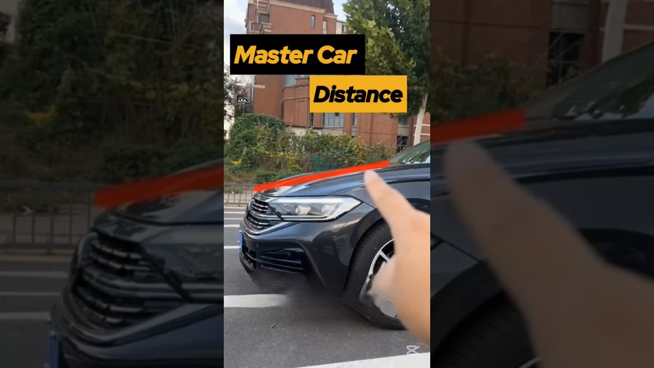 Safe Driving Techniques Relying on Your Car Hood #cardrivingtips #automobile #shorts