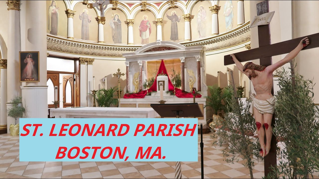 ST LEONARD PARISH'S AMAZING STATUES BOSTON, MA