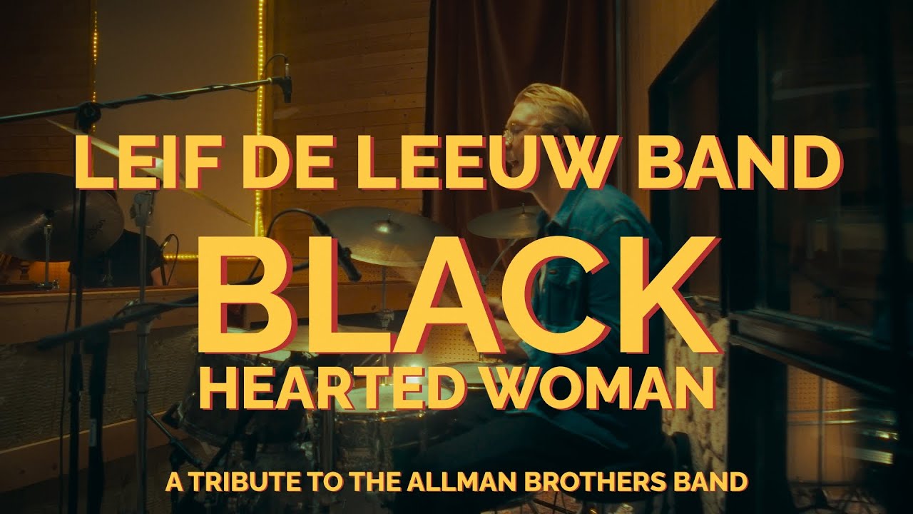 Black Hearted Woman - Leif de Leeuw Band - Live in studio - Allman Brothers Band cover