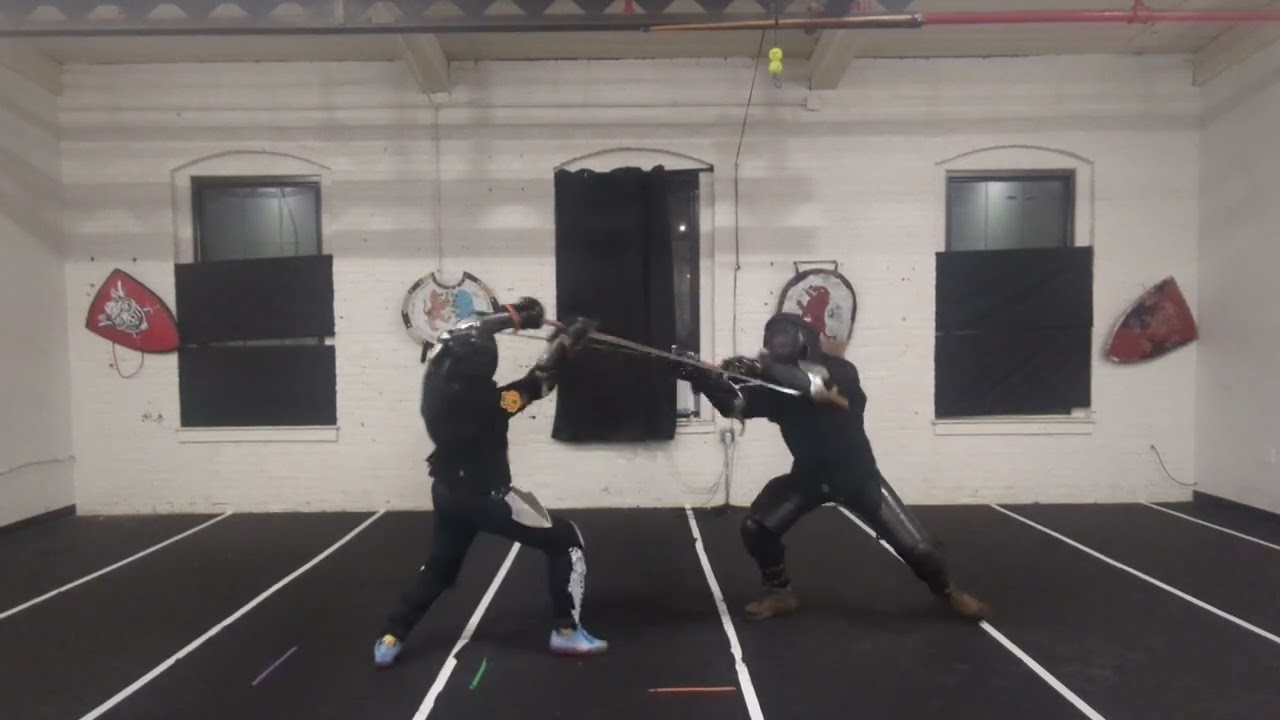 Mandi vs Daniel longsword sparring 1/21/26