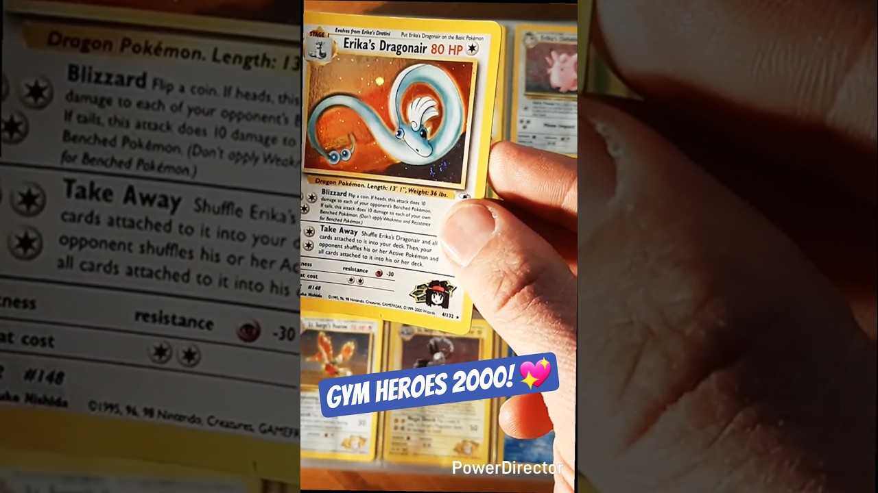 Gym Heroes Binder Flip From the 90s 🤗🔥 #pokemon #pokemonchannel #pokemoncards #pokemontcg #shorts