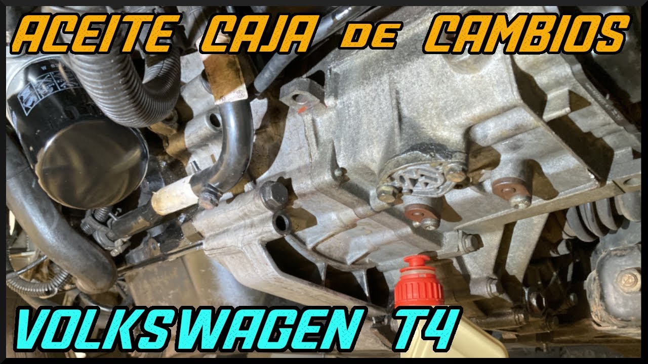 como CAMBIAR ACEITE valvulina CAJA DE CAMBIOS VW T4 eurovan