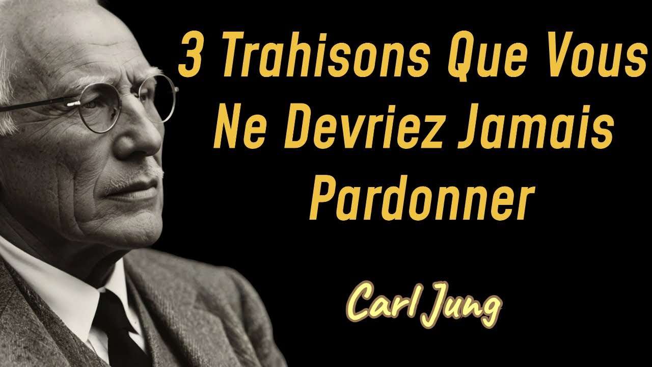 Ne pardonne jamais ces 3 trahisons dans une Relation _ Carl Jung