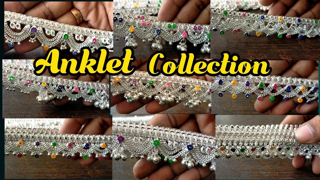 Silver Anklet Collection With Price | Kalyana Kolusu | Payal Designs