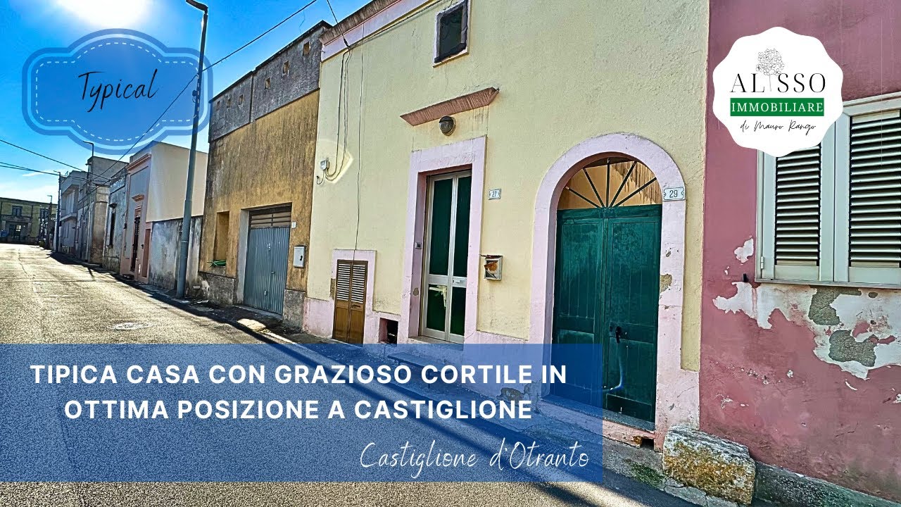 Tipica casa con grazioso cortile in ottima posizione a Castiglione