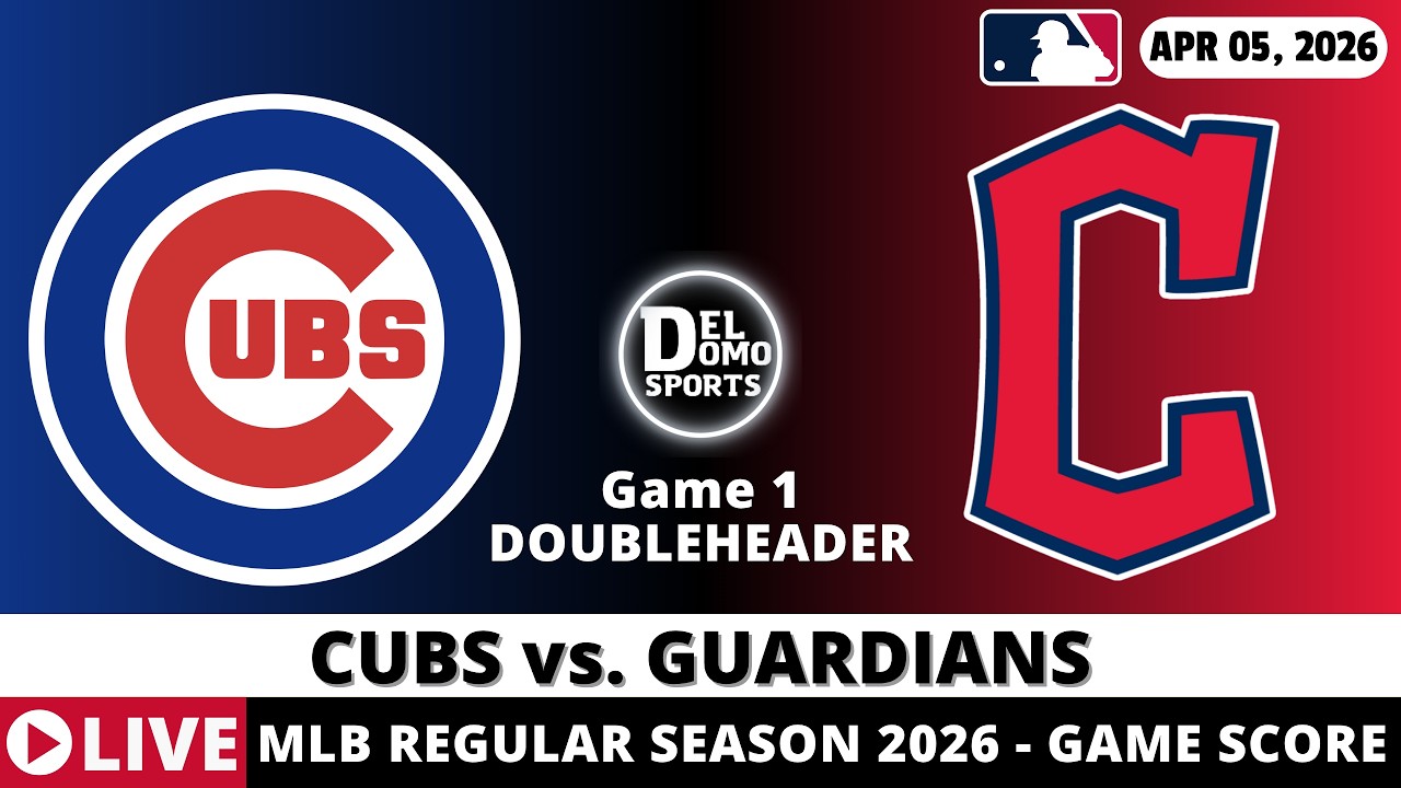 CHICAGO CUBS VS CLEVELAND GUARDIANS ⚾️ MLB Game Score Radio Play-by-Play | Game 1