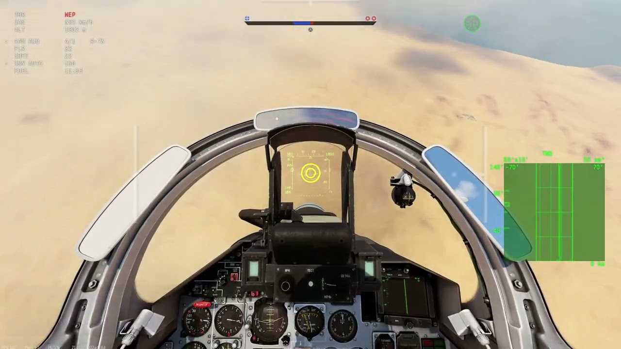 [War Thunder Simulator] Su-27 Flanker vs  Jas39A Gripen