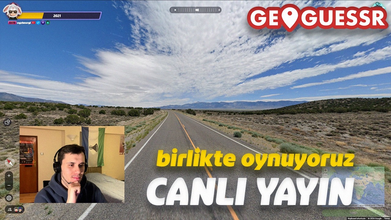 Birlikte GeoGuessr Oynuyoruz | GeoGuessr Türkçe Canlı Yayın