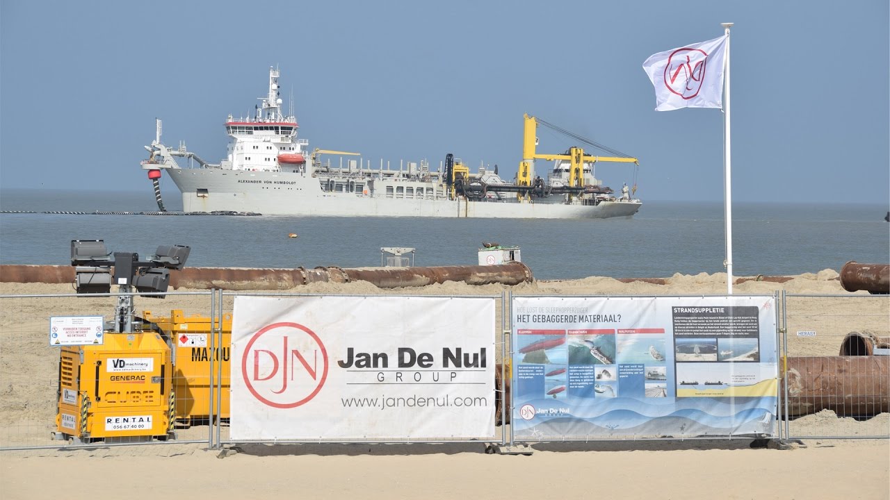 Sand Suppletion at the Belgian Coast- Wenduine - Jan de Nul - 2017